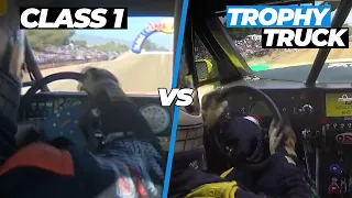 CRAZY FAST Off Road Car VS Trophy Truck INCAR