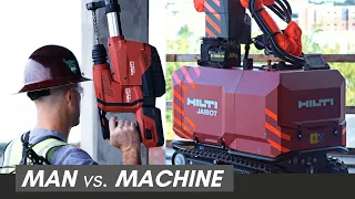 MAN VS. MACHINE | RACING THE HILTI JAIBOT