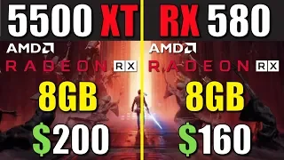RX 5500 XT vs. RX 580 | Test in 8 Games