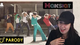 BTS DYNAMITE (INDONESIAN PARODY) MTS MAKSIAT | REACTION