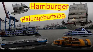 Hamburger Hafengeburtstag seht fast alle Schiffe