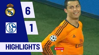 Real Madrid 6 1 Schalke CHAMPIONS LEAGUE UCL رؤوف خليف  1080