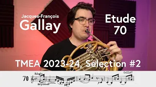 (TMEA All-State 2023-2024 #2) Gallay, Etude #70 from "The Blue Book"