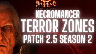 D2R Terror Zones Necromancer Ladder Season 2 PTR Patch 2.5 Test Run Live Stream! Necromancer!