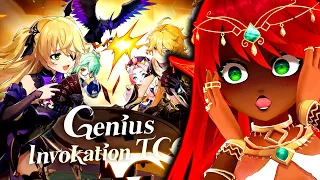 IT'S HERE!! Reaction New Gameplay Trailer: "Let's Play Genius Invokation TCG!" | Genshin Impact