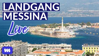 Landgang Live in Messina auf Sizilien  - Mit Norwegian Escape auf Mittelmeerkreuzfahrt.