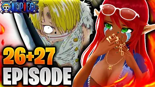 SANJI IS A BABY!! | One Piece Episode 26-27 Reaction