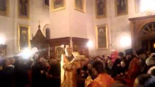 В Святогорскую лавру привезли мощи святого Георгия Победоносца