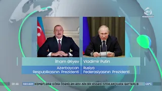 Prezident İlham Əliyev Rusiya Federasiyasının Prezidenti Vladimir Putinə zəng edib