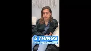 5 things with Dylan Sprouse