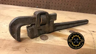 Rusty Antique Pipe Wrench | Tool Restoration