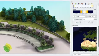 Shadow Visualization of a Landscape Model Using Rhino and Lands Design