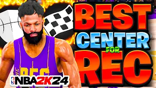 This the MOST HATED Rec/ProAm Center Build in NBA 2K24!