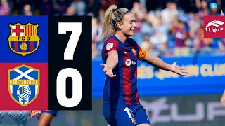 LIGA F | FC BARCELONA 7 vs 0 COSTA ADEJE TENERIFE 🔵🔴