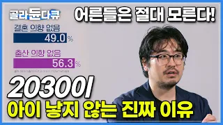 출산율 0.78 현실로 다가오는 인구 소멸, 어른들은 모르는 아이 낳지 않은 2030의 사정│늘어가는 양육비에 골머리 앓는 젊은 부모들│다큐멘터리 K│#골라듄다큐