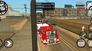 Работаем пожарным 1 серия (Gta San Andreas)