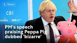 PM loses his place in speech praising Peppa Pig