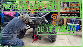 Perfex industries Lift kit update CFMOTO