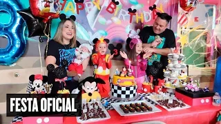 ANIVERSÁRIO DO HENRIQUE 3 ANOS - MICKEY SOBRE RODAS - FLÁVIA CALINA