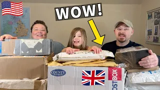 American Family Opens UK PO Box Packages - Our First Autograph!