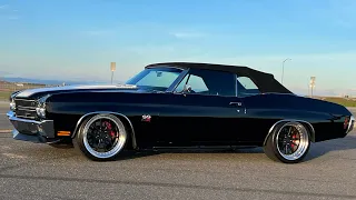 TEST DRIVE 1970 Convertible Restomod Chevelle. Call 9168567931 victorylapclassics on instagram