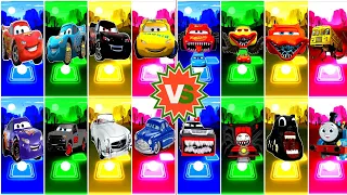 McQueen All Video Megamix🆚McQueen Eater🆚Choo Choo Charles🆚 McQueen Car🎶 Tiles Hop EDM Rush Gameplay🎯