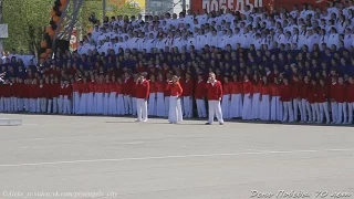 Энгельс. Тысячный хор 9 мая 2015г. День Победы. 70лет Хотят ли русские войны