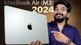 MacBook Air M3 Chip (2024) Unboxing & Initial Impressions || in Telugu ||