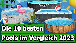 Pool Vergleich für 2024 ☀️ Die 10 besten Bestway- und Intex Pools im Vergleich [3 Preisklassen]