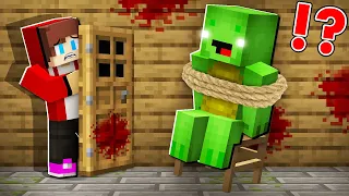 How Does JJ EXORCISE THE DEVIL From Mikey ? Extreme Survival ! - Minecraft (Maizen)