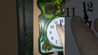 Часы " Ёжик в лесу" с кукушкой и боем