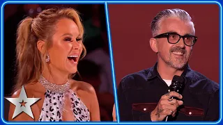 PARENTAL GUIDANCE: Markus Birdman takes dad jokes to the next level! | Semi-Finals | BGT 2023