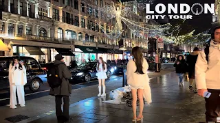 🎄2023 Best Christmas Lights in London |✨Regent Street London Christmas Lights & Decorations [4K HDR]