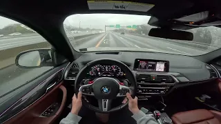 POV Nearly Destroyed My X3M lol Ripping in the Rain