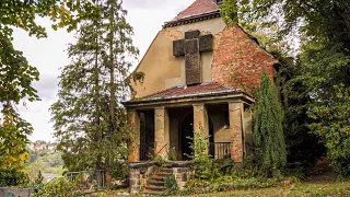 Discovered relics on German WW1 graveyard (abandoned chapel)