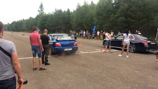 Subaru Impreza WRX STI 600 Hp vs Mercedes-Benz Е63 AMG