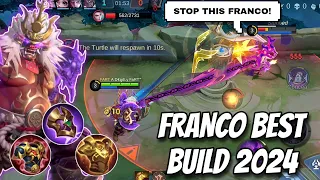 I Found the Franco Best Build 2024 for Mythic Ranks! (Must Try this!)
