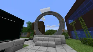 AUNIS Mod Nether Dial with Open Computers