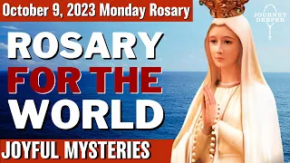 Monday Healing Rosary for the World October 9, 2023 Joyful Mysteries of the Rosary