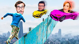 SFIDO I MIEI AMICI ALLA DEATHRUN CON LE AUTO SU GTA 5!