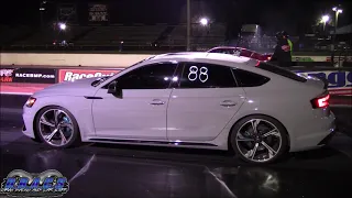 Audi RS5 vs RS3, SQ8, AMG C63 S and Camaro SS 1/4 Mile