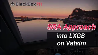 Amazing SRA-Approach (Surveillance Radar Approach) to Gibraltar/LXGB | Full ATC