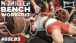 MONSTER BENCH WORKOUT | Mark Bell Sets New PR