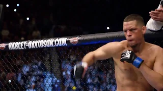 Heart of a lion, Nate Diaz the Stockton born fighter coming off a victory after a 3 year layoff!