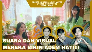 MV] SECRET NUMBER - Love, Maybe(사내맞선 OST Part.5) (Special Clip Ver.) REACTION!!!