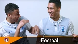 Smalling and Lingard hear tales about their childhoods | Mother’s Day | Vauxhall