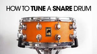 How to TUNE a SNARE DRUM (Step by Step)