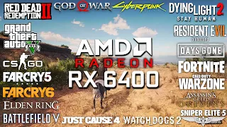 RX 6400 (PCIe 3.0) - Test in 25 Games