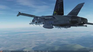 190123 DCS F/A-18 AGM-88C HARM vs SAM 10