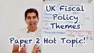 UK Fiscal Policy Themes - HOT TOPIC for Paper 2! Must Watch 🔥